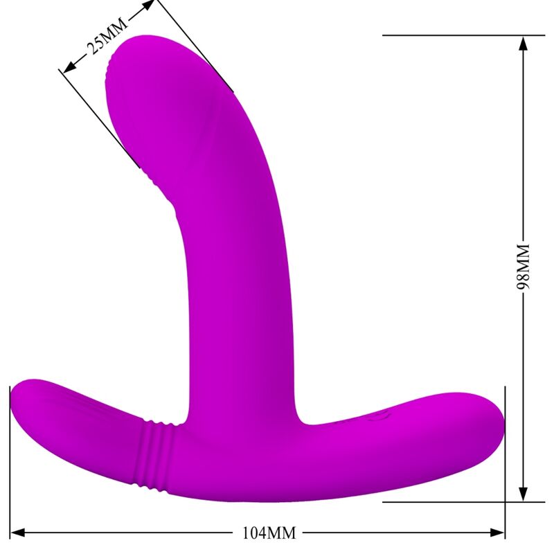 PRETTY LOVE - MASSEUR CLITORI GERI AVEC TÉLÉCOMMANDE ROSE