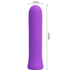 JOLIE AMOUR - VIBRATEUR STIMULATEUR BLANC LILAS