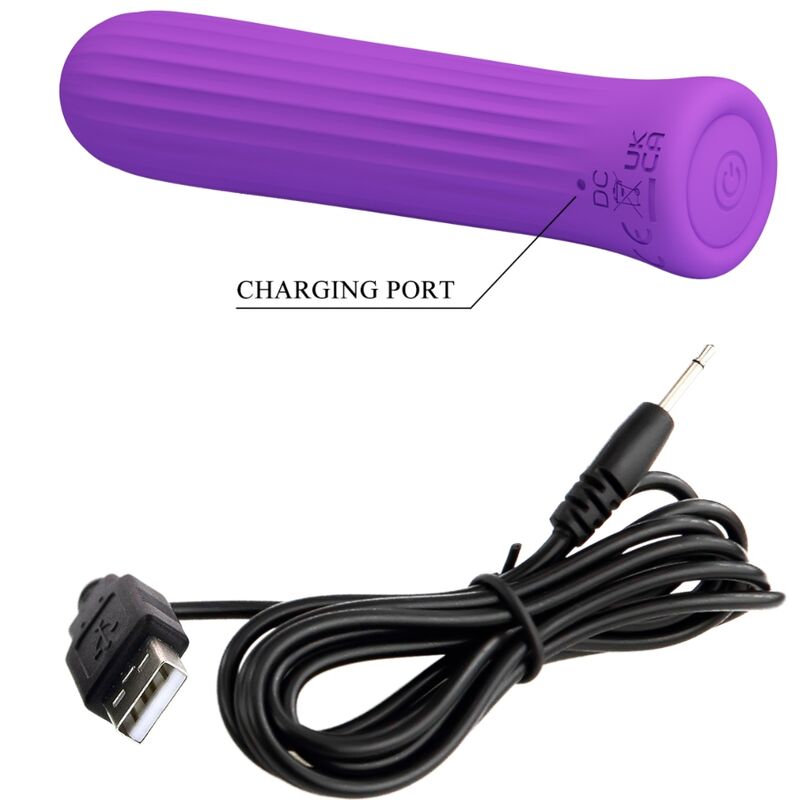 JOLIE AMOUR - VIBRATEUR STIMULATEUR BLANC LILAS