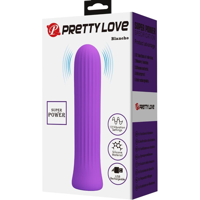 JOLIE AMOUR - VIBRATEUR STIMULATEUR BLANC LILAS