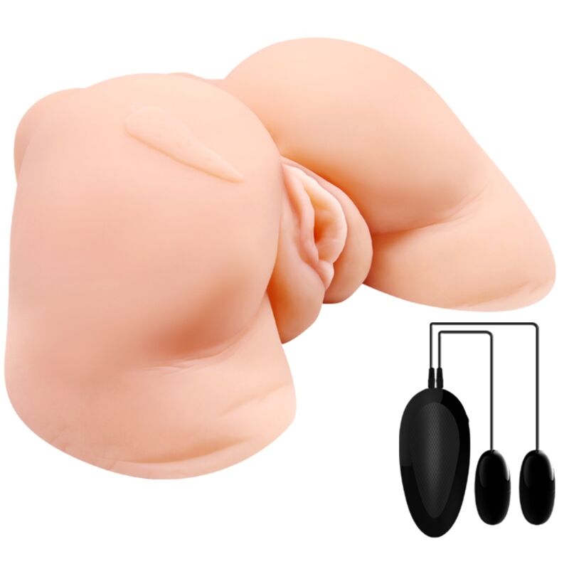 CRAZY BULL - VAGIN ET ANUS EN MAILLE RÉALISTE AVEC VIBRATION