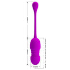 JOLI AMOUR - ŒUF VIBRANT RECHARGEABLE CALLIE PURPLE