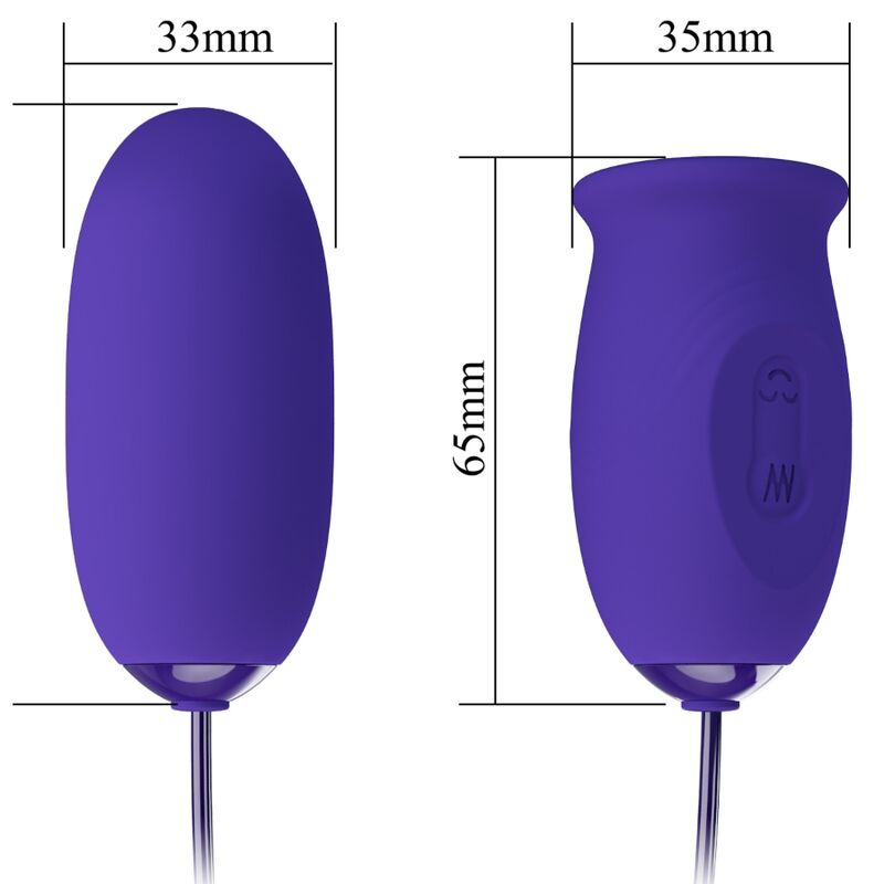 PRETTY LOVE - DAISY YOUTH PURPLE RECHARGEABLE STIMULATOR VIBRATOR