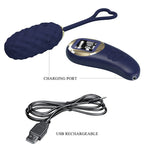 JOLIE AMOUR - ŒUF VIBRANT AVEC TÉLÉCOMMANDE, BLEU VIVIAN