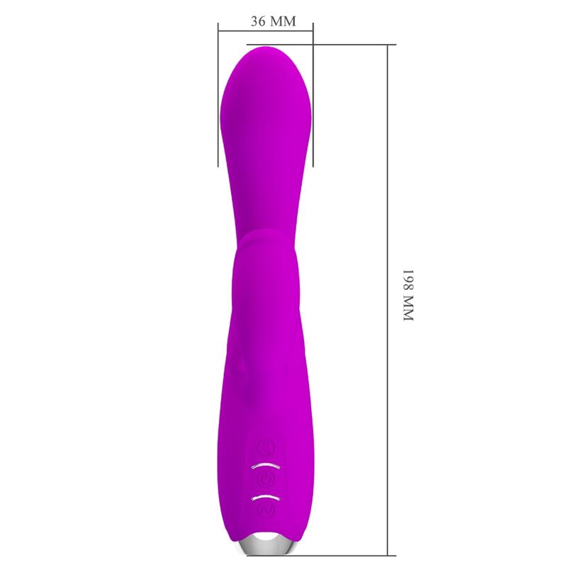 PRETTY LOVE - VIBRATEUR GLORIA LAPIN RECHARGEABLE - VIOLETTE ÉTANCHE