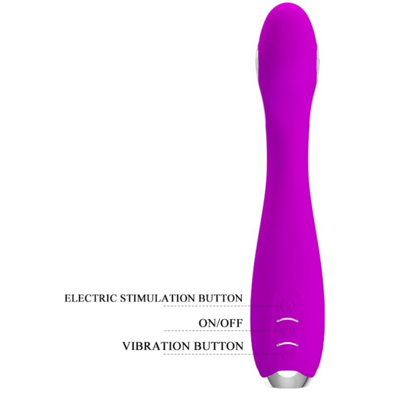 JOLI AMOUR - VIBRATEUR À ÉLECTROSCOCKS RECHARGEABLE ÉTANCHE HECTOR VIOLET