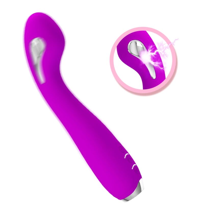 JOLI AMOUR - VIBRATEUR À ÉLECTROSCOCKS RECHARGEABLE ÉTANCHE HECTOR VIOLET