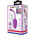 JOLI AMOUR - ŒUF VIBRANT RECHARGEABLE À TEXTURE MARINE (VIOLET)