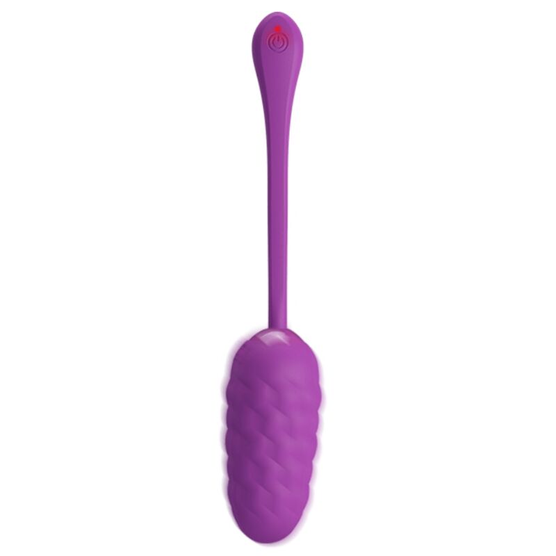 JOLI AMOUR - ŒUF VIBRANT RECHARGEABLE À TEXTURE MARINE (VIOLET)