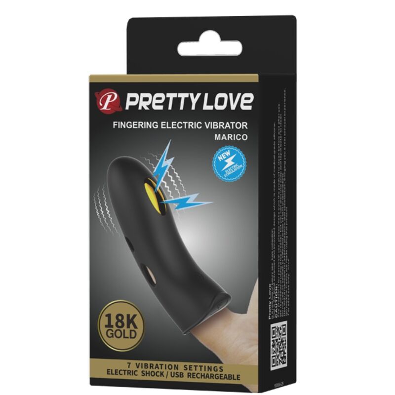 PRETTY LOVE - PROTECTION DE DOIGT POUR ÉLECTROSTIMISATEUR MARICO NOIR