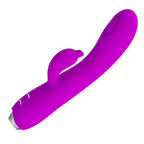 PRETTY LOVE - QUEEN VIBRATEUR RECHARGEABLE À GEL VIOLET