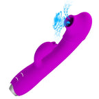 PRETTY LOVE - QUEEN VIBRATEUR RECHARGEABLE À GEL VIOLET