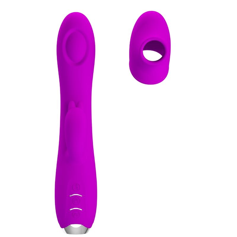PRETTY LOVE - QUEEN VIBRATEUR RECHARGEABLE À GEL VIOLET
