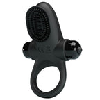 PRETTY LOVE - BLACK VIBRATING COCK RING II