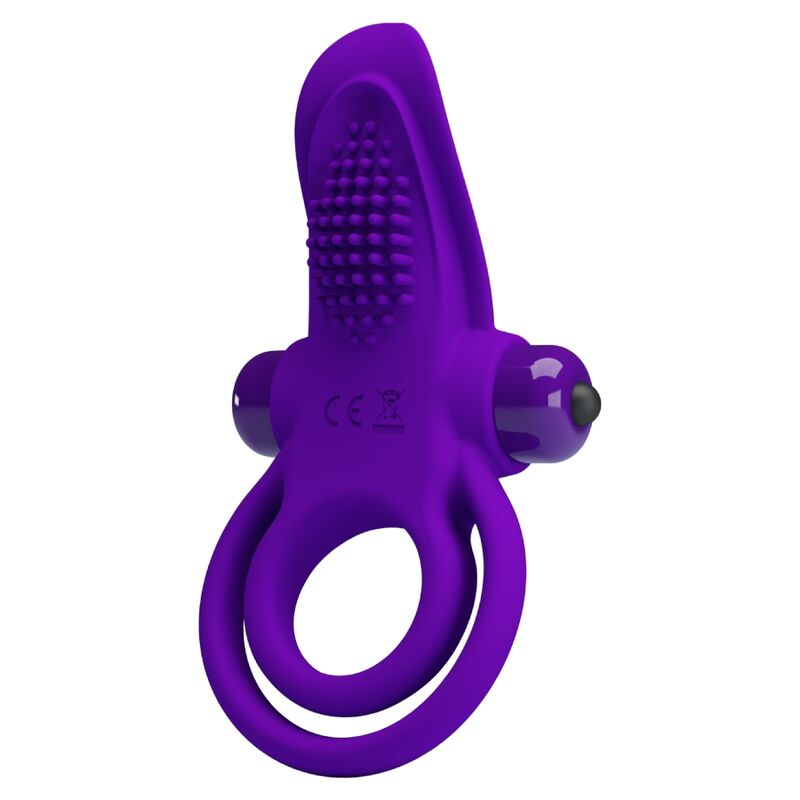 PRETTY LOVE - PURPLE VIBRATING COCK RING
