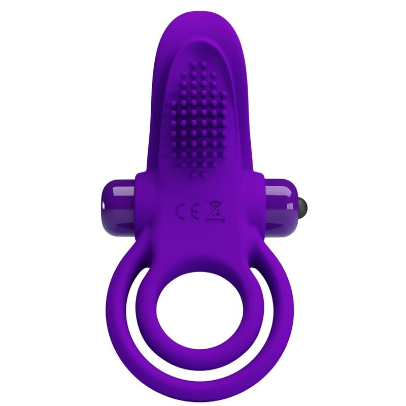 PRETTY LOVE - PURPLE VIBRATING COCK RING