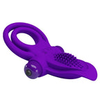 PRETTY LOVE - PURPLE VIBRATING COCK RING