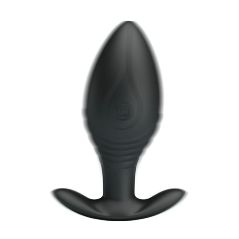 PRETTY LOVE - RECHARGEABLE VIBRATOR QUEEN BLACK BUTT PLUG