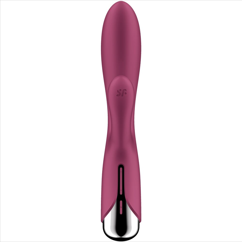 SATISFYER - SPINNING RABBIT 1 CLITORAL AND G-SPOT STIMULATION RED