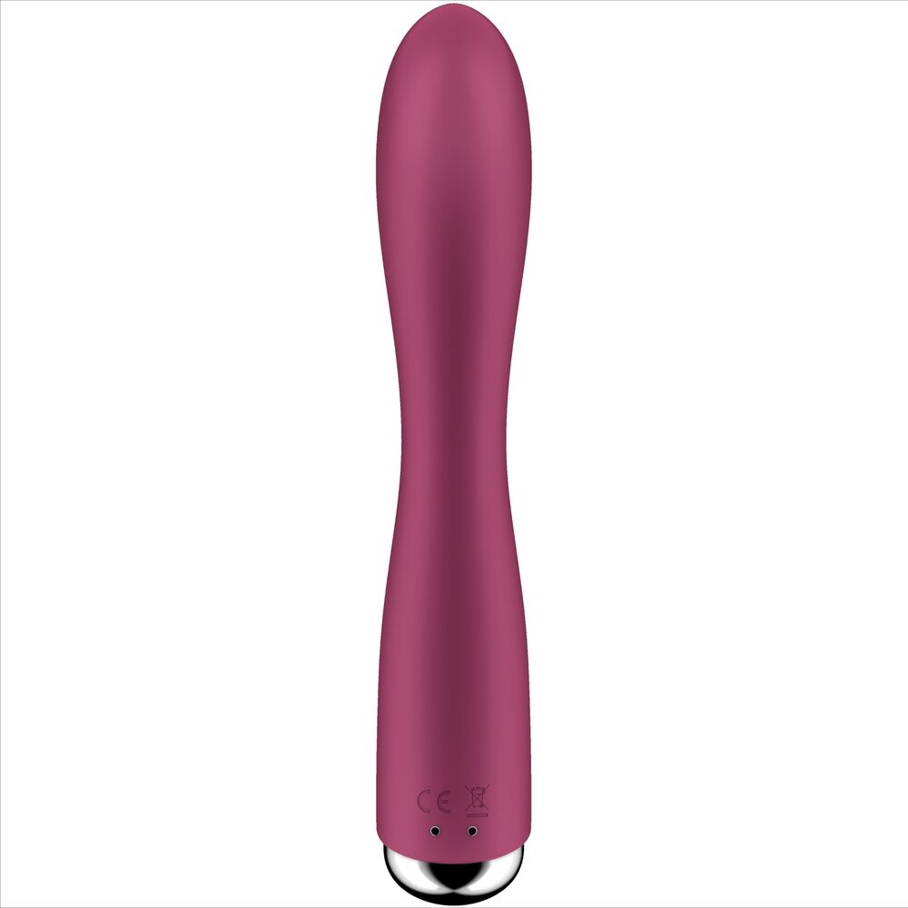 SATISFYER - SPINNING RABBIT 1 CLITORAL AND G-SPOT STIMULATION RED