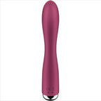 SATISFYER - SPINNING RABBIT 1 CLITORAL AND G-SPOT STIMULATION RED