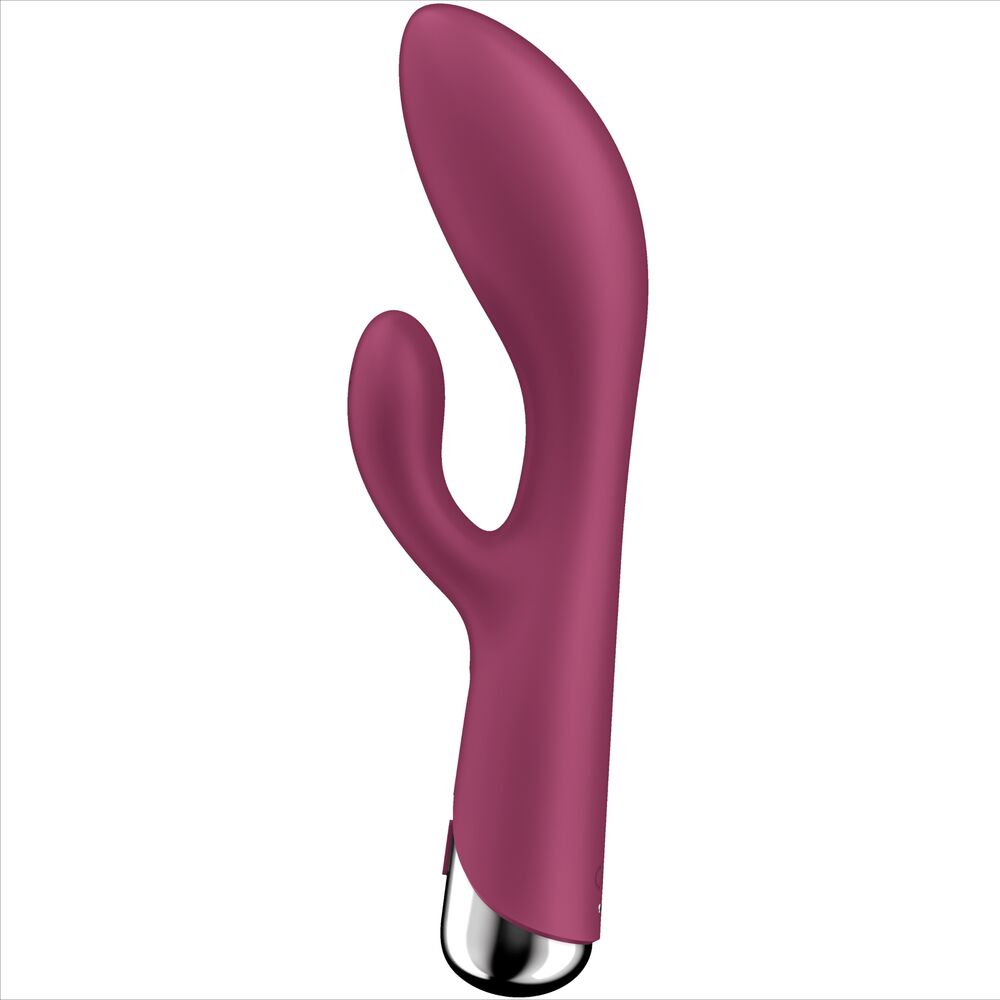 SATISFYER - SPINNING RABBIT 1 CLITORAL AND G-SPOT STIMULATION RED