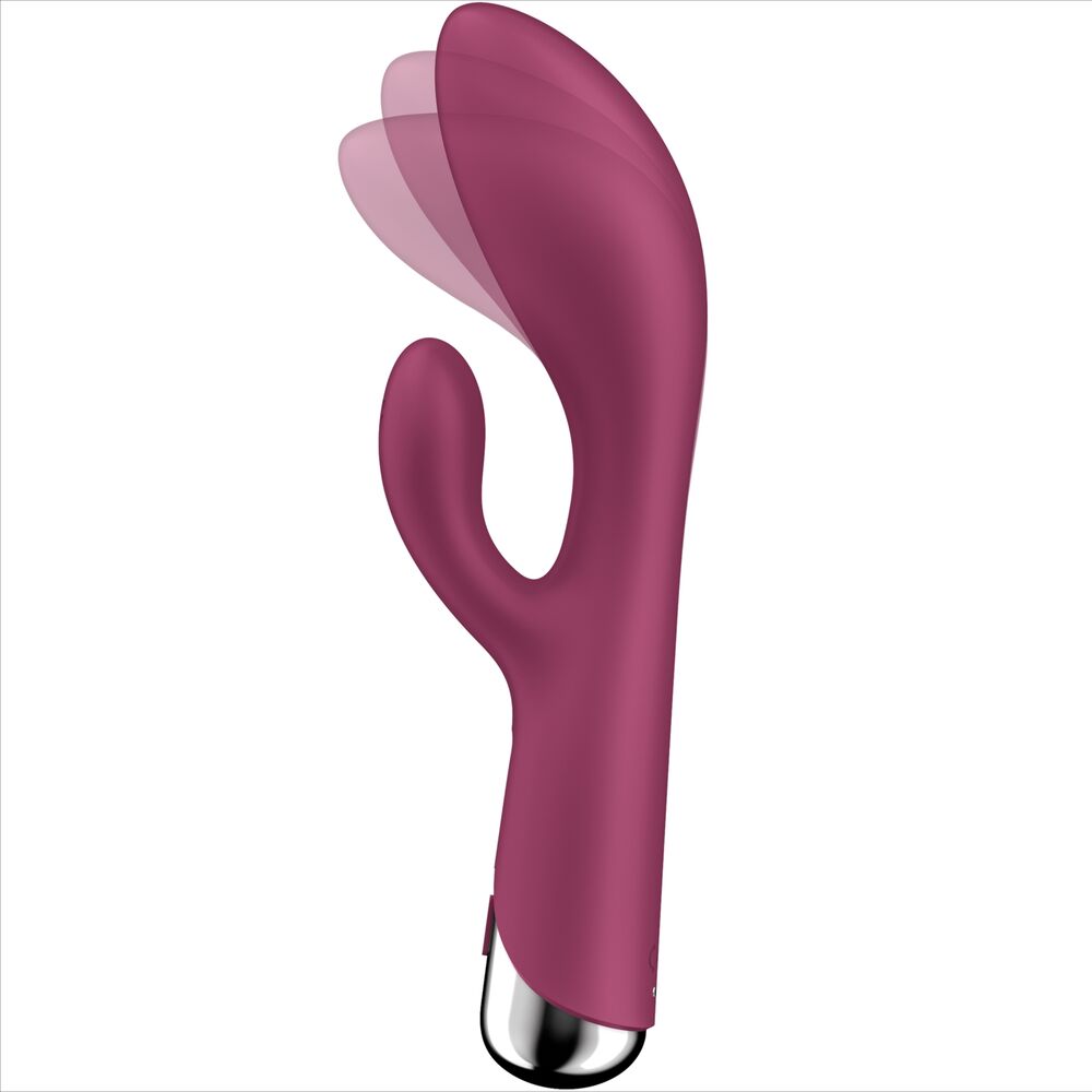 SATISFYER - SPINNING RABBIT 1 CLITORAL AND G-SPOT STIMULATION RED