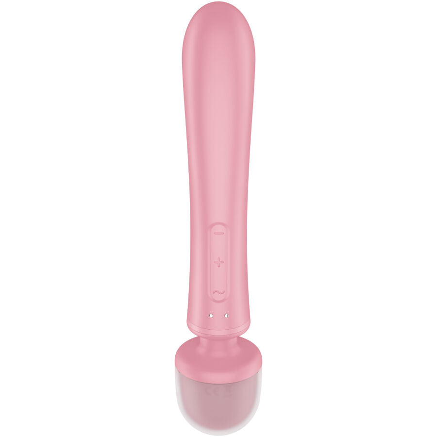 SATISFYER - TRIPLE LOVER PINK RABBIT VIBRATING MASSAGER