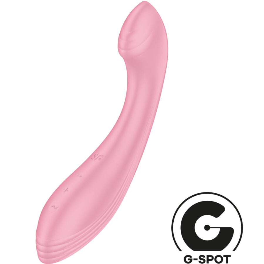 SATISFYER - VIBRATEUR STIMULATEUR DE POINT G ROSE G-FORCE