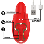 MIA - SELENA STIMULATEUR VIBRANT + TAPOTEMENT ROUGE