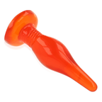 BAILE - PLUG ANAL ROUGE AU TOUCHER DOUX 14,2 CM
