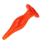 BAILE - PLUG ANAL ROUGE AU TOUCHER DOUX 14,2 CM