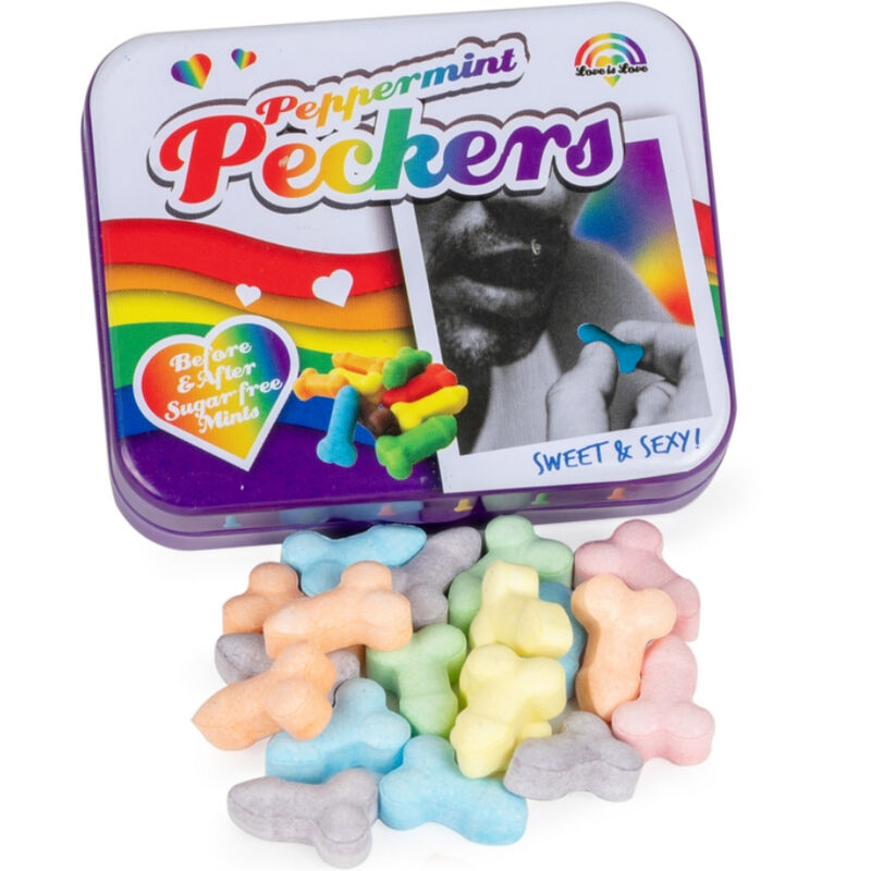 SPENCER &amp; FLEETWOOD - BONBONS ARC-EN-CIEL ET MENTHE PECKERS