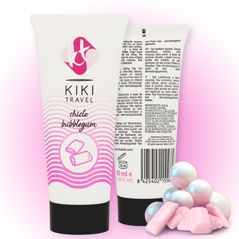 KIKÍ TRAVEL - LUBRIFIANT À LA GOMME À LA FRAISE 50 ML