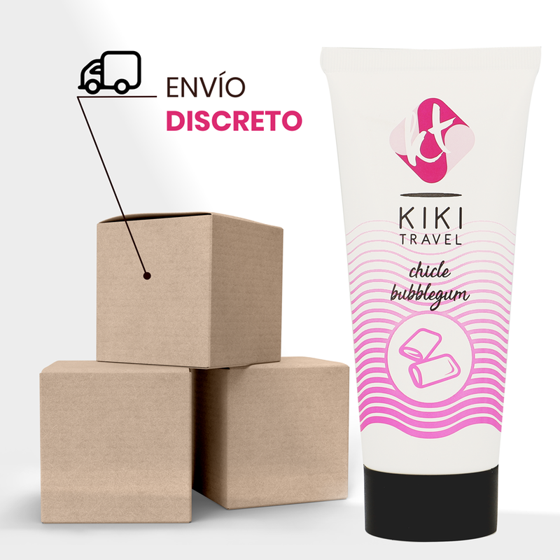 KIKÍ TRAVEL - LUBRIFIANT À LA GOMME À LA FRAISE 50 ML