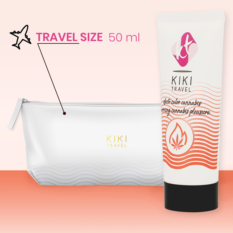 KIKÍ TRAVEL - LUBRIFIANT À EFFET CHAUFFANT AU CANNABIS 50 ML