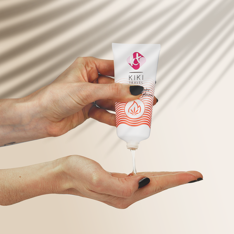 KIKÍ TRAVEL - LUBRIFIANT À EFFET CHAUFFANT AU CANNABIS 50 ML