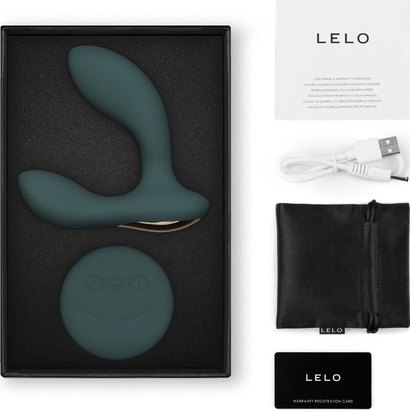 LELO HUGO 2 REMOTE CONTROL PROSTATE MASSAGER, GREEN