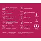 SHUNGA - DISPLAY OF 6 INTITI FUCHSIA MASSAGERS