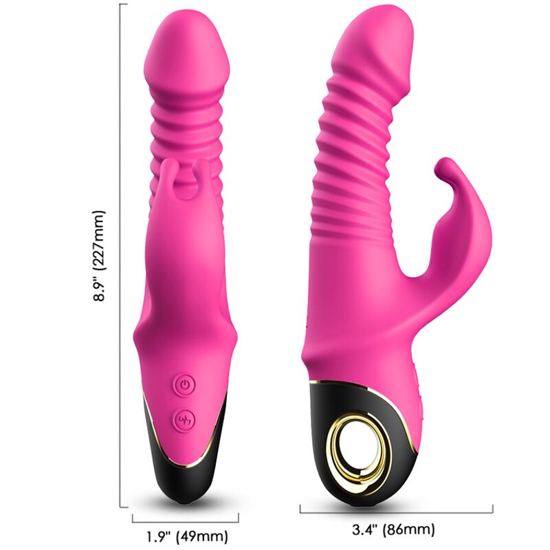 ARMONY - VIBRATEUR EN FORME DE LAPINS FUCHSIA ZING