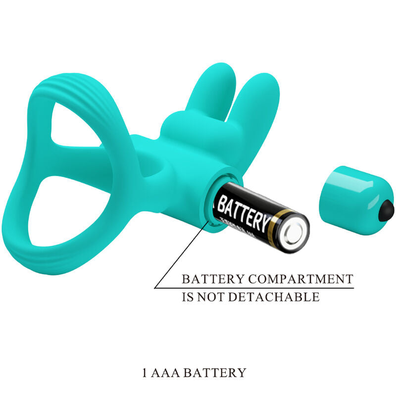 PRETTY LOVE - Bague vibrante Dante Lapin Vert