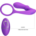 PRETTY LOVE - ANELLO WARREN E VIBRATORE ANALE VIOLA