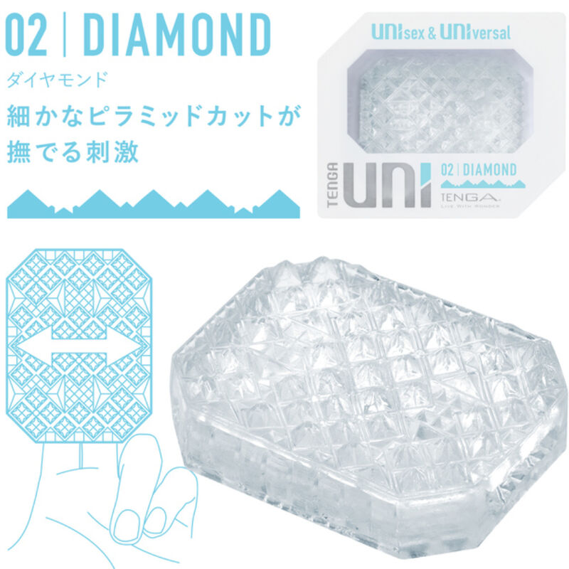 TENGA - DÉ À COUDRE MASTURBATEUR UNI DIAMOND