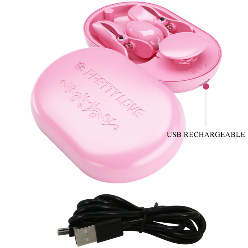 PRETTY LOVE - PINK ELECTROSTIMULATION TWEEZERS SURPRISE BOX