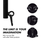 Fétichisme, soumission, bondage - Barre de séparation réglable en 4 parties