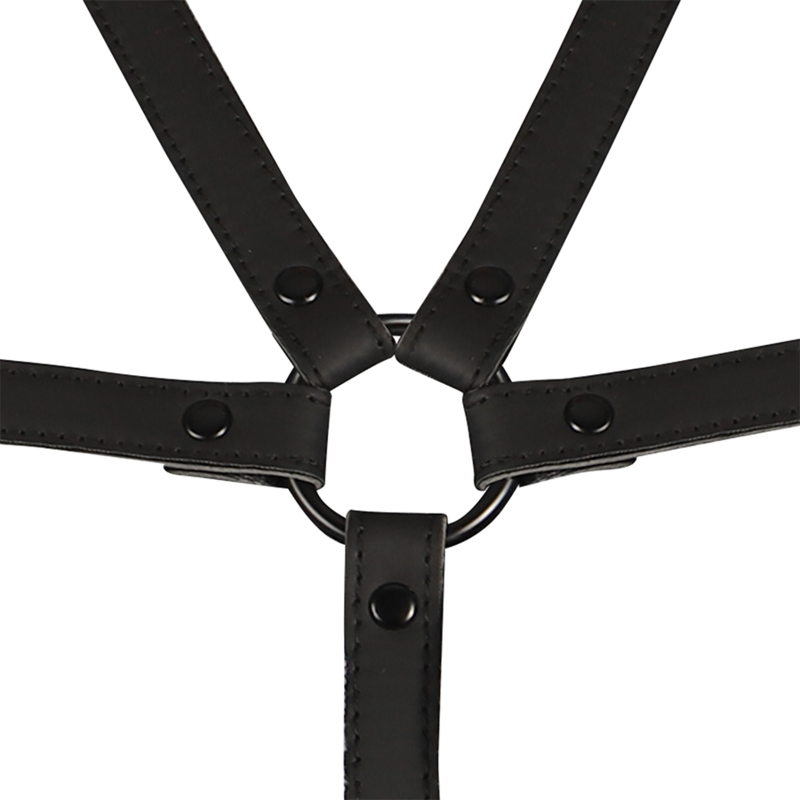 FETISH SUBMISSIVE BONDAGE - ADJUSTABLE TORSO AND ARM HARNESS