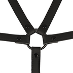 FETISH SUBMISSIVE BONDAGE - ADJUSTABLE TORSO AND ARM HARNESS