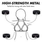 FÉTICHISME SOUMISSION BONDAGE - HARNAIS DE POITRINE RÉGLABLE