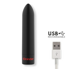 ONINDER - BERLIN BLACK BULLET VIBRATOR 9 MODES 8.5 X 2 CM - FREE APP