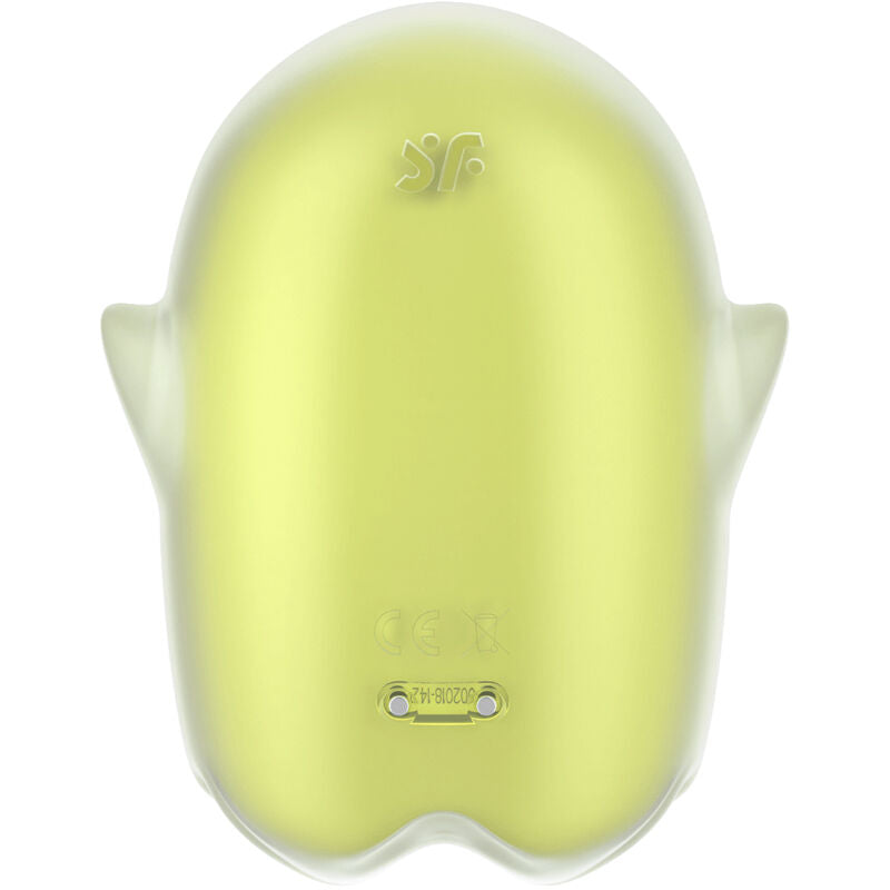 SATISFYER - VIBRATEUR À IMPULSION D'AIR GHOST JAUNE